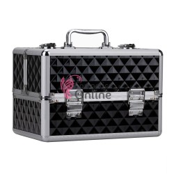 Geanta pentru Cosmetice Neagra Mollylac Diamond 3D Premium  - 05850 